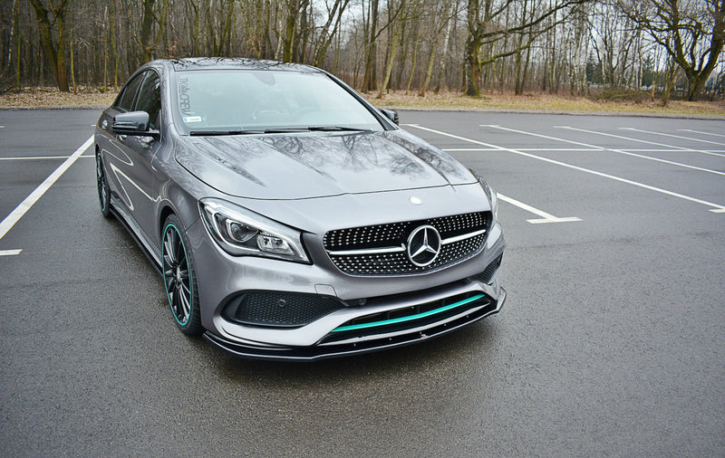 Maxton Design SPLITTER / FRONTANSATZ V.1 MERCEDES-BENZ CLA C117 AMG-LINE FACELIFT