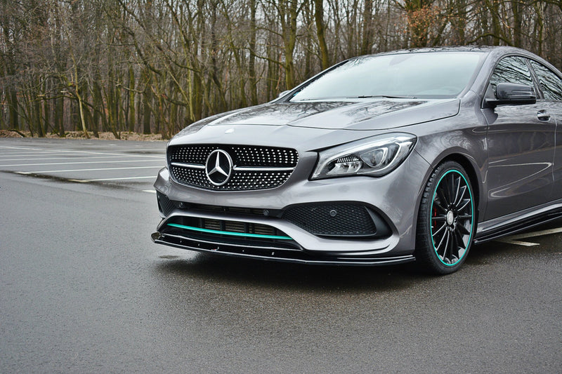 Maxton Design SPLITTER / FRONTANSATZ V.1 MERCEDES-BENZ CLA C117 AMG-LINE FACELIFT