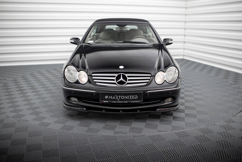 Maxton Design Front Diffuser V.1 Mercedes CLK W 209 for Standard Bumper