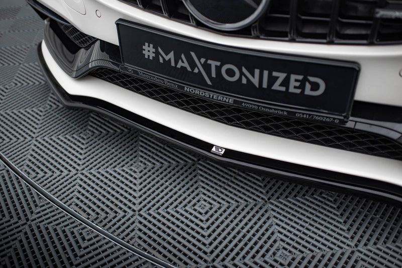 Maxton Design FRONT DIFFUSER V.1 Mercedes-AMG C63 Sedan / Estate W205 / S205