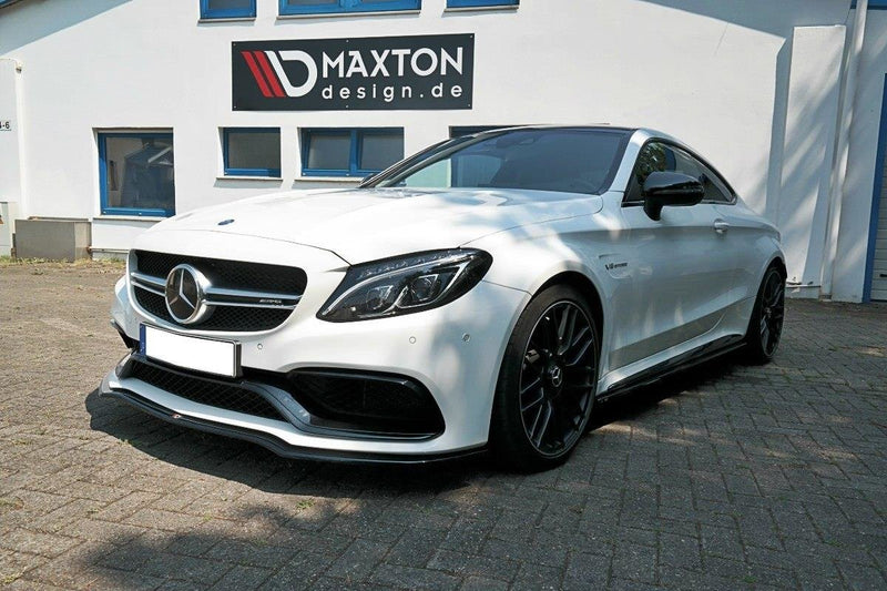 Maxton Design Front Diffuser V.1 Mercedes C-Class C205 63 AMG Coupe