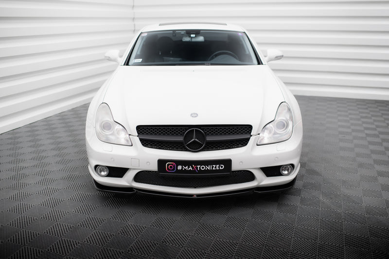 Maxton Design Front Diffuser V.1 Mercedes CLS C219 55AMG