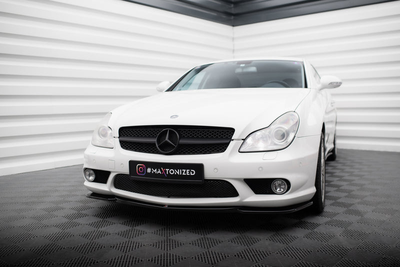 Maxton Design Front Diffuser V.1 Mercedes CLS C219 55AMG
