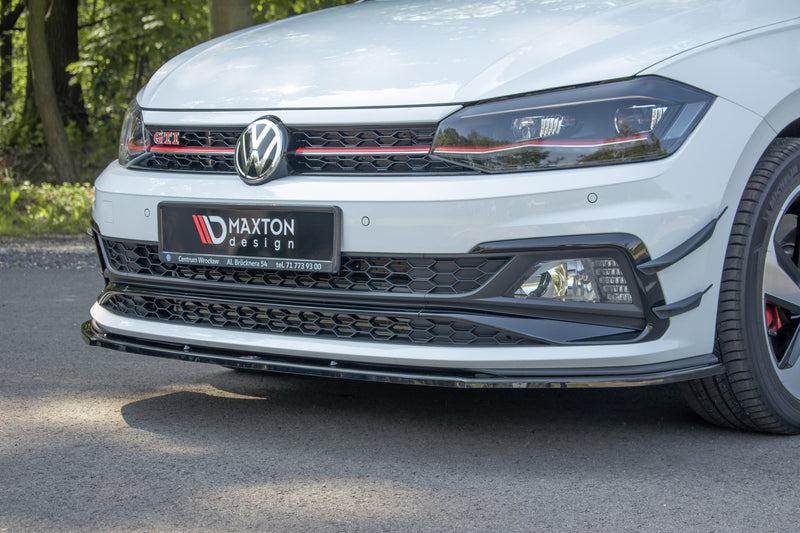 Maxton Design SPLITTER / FRONTANSATZ V.1 Volkswagen Polo GTI / R-line Mk6