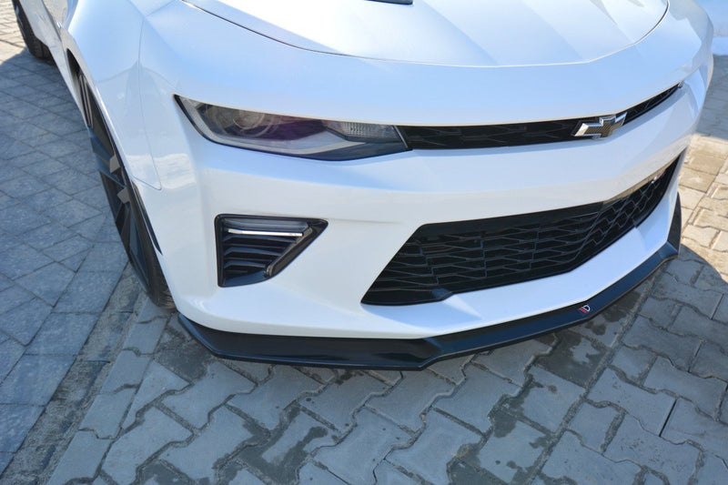 Maxton Design SPLITTER / FRONTANSATZ V.2 CHEVROLET CAMARO 6TH-GEN. PHASE-I 2SS COUPE