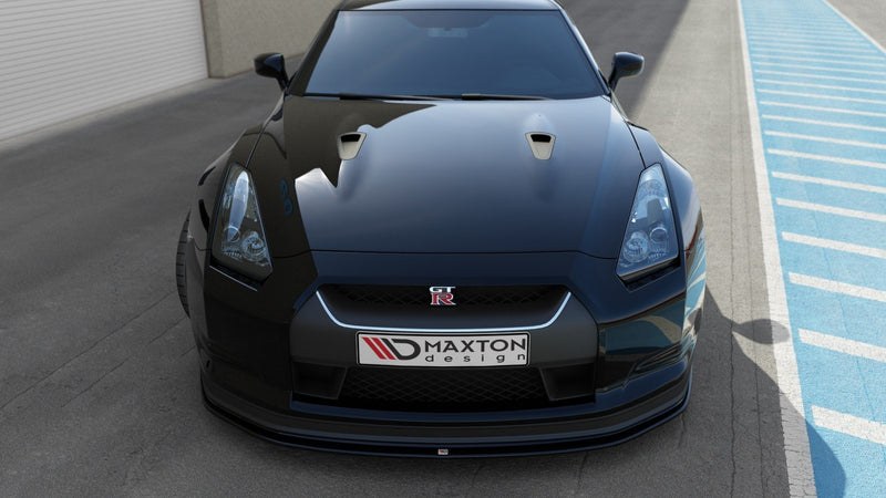 Maxton Design SPLITTER / FRONTANSATZ V.2 NISSAN GT-R VOR FACELIFT COUPE (R35-SERIES)