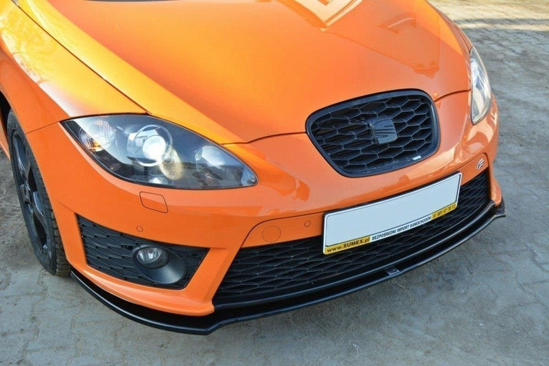 Maxton Design Front Diffuser V.2 SEAT LEON MK2 CUPRA / FR (Post Facelift)