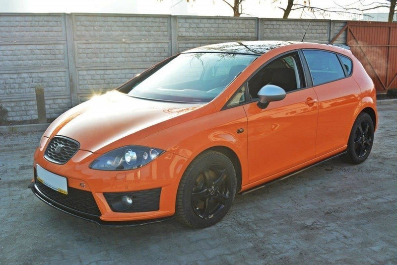 Maxton Design Front Diffuser V.2 SEAT LEON MK2 CUPRA / FR (Post Facelift)