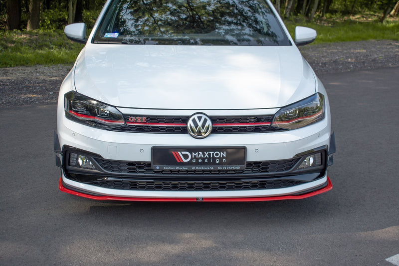Maxton Design SPLITTER / FRONTANSATZ V.2 Volkswagen Polo GTI / R-line Mk6