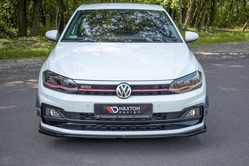 Maxton Design SPLITTER / FRONTANSATZ V.2 Volkswagen Polo GTI / R-line Mk6