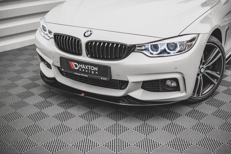 Maxton Design Front Diffuser V.2 for BMW 4 Series Coupe / Gran Coupe / Cabrio M-Pack F32 / F36 / F33
