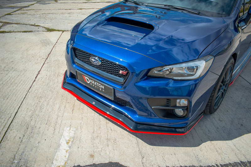 Maxton Design SPLITTER / FRONTANSATZ V.3 SUBARU  WRX STI