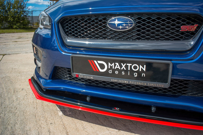 Maxton Design SPLITTER / FRONTANSATZ V.4 SUBARU WRX STI