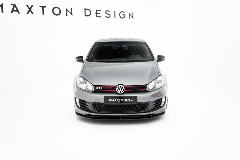 Maxton Design Front Diffuser Ver. 2 VW Golf VI (for Golf GTI 35th)