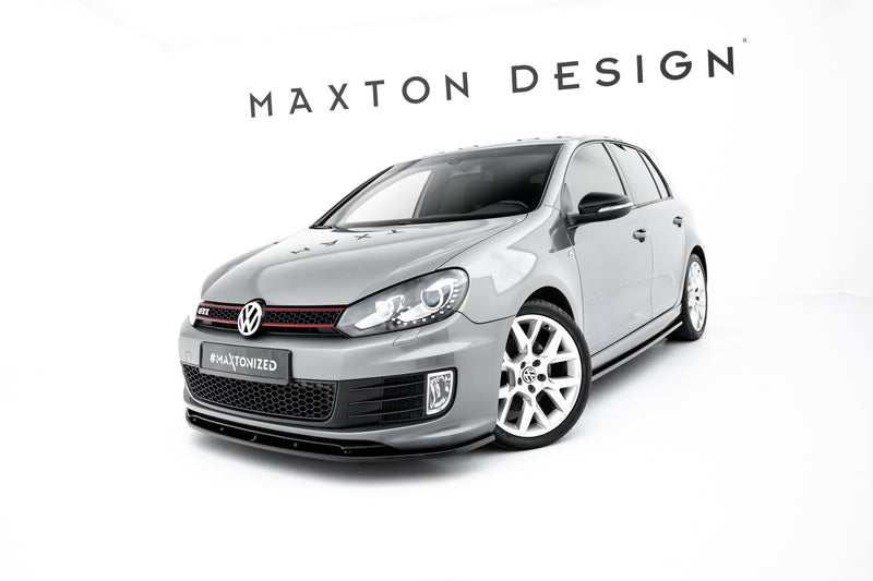 Maxton Design Front Diffuser Ver. 2 VW Golf VI (for Golf GTI 35th)