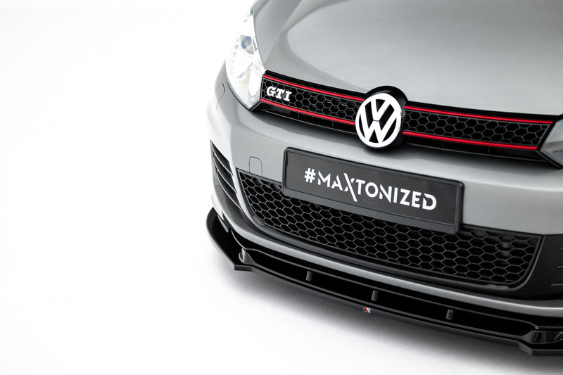 Maxton Design Front Diffuser VW Golf VI GTI 35th