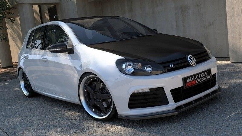 Maxton Design Front Diffuser VW Golf VI R