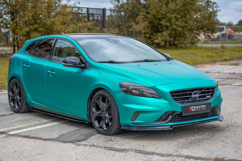Maxton Design SPLITTER / FRONT BUMPER Volvo V40 R-design