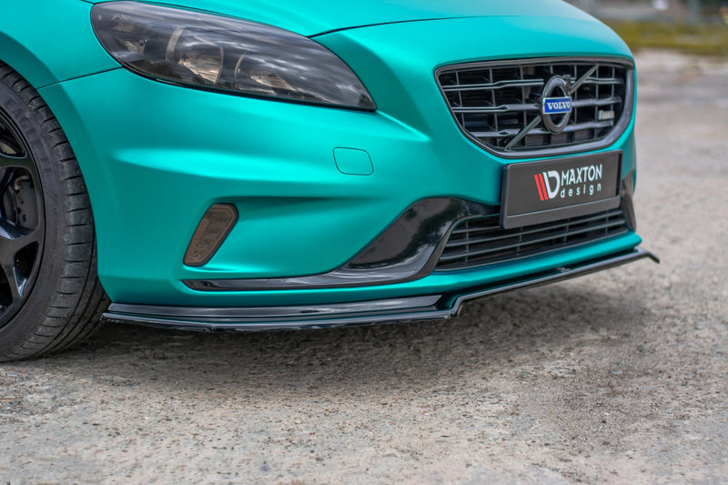 Maxton Design SPLITTER / FRONT BUMPER Volvo V40 R-design