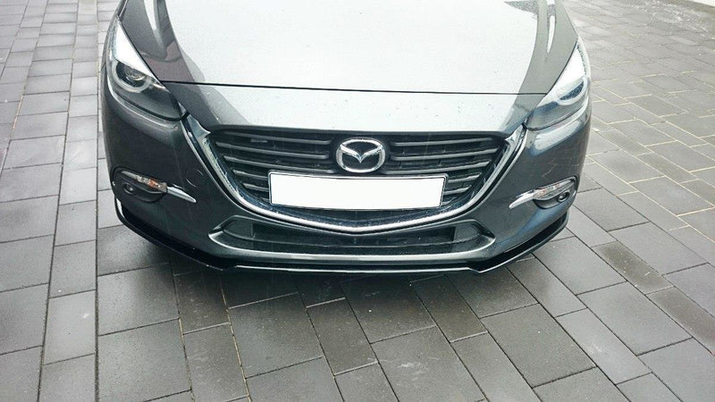 Maxton Design FRONT DIFFUSER v.1 Mazda 3 BN (Mk3) Facelift