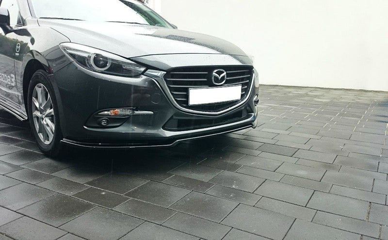 Maxton Design FRONT DIFFUSER v.1 Mazda 3 BN (Mk3) Facelift