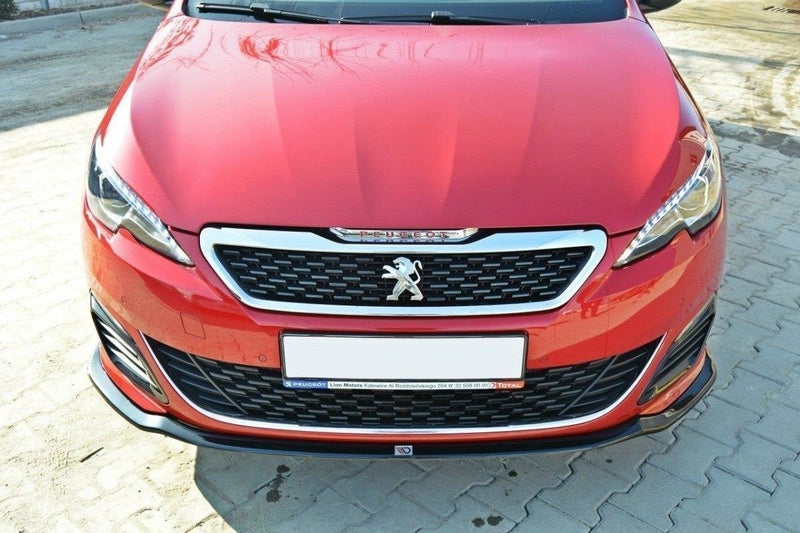 Maxton Design Front Diffuser v.1 PEUGEOT 308 II GTI