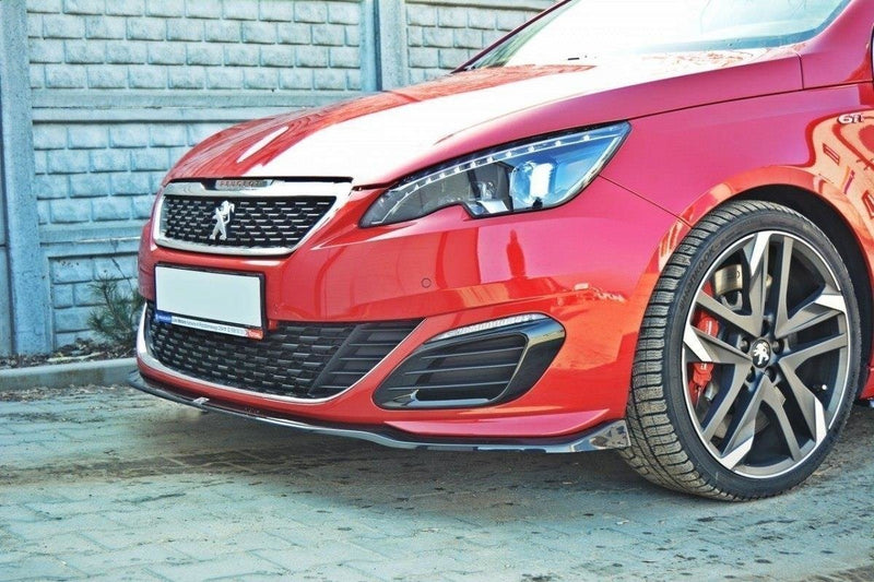 Maxton Design Front Diffuser v.1 PEUGEOT 308 II GTI
