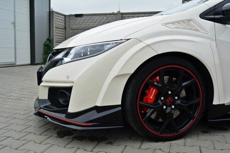 Maxton Design Front Diffuser v.2 Honda Civic IX Type R