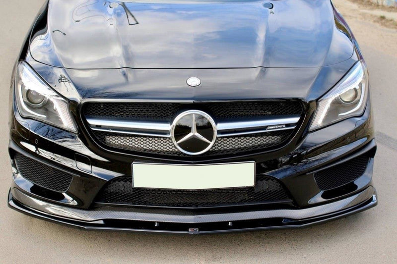Maxton Design Front Diffuser v.2 Mercedes CLA 45 AMG C117 (Pre-Facelift)