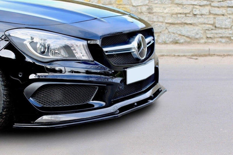 Maxton Design Front Diffuser v.2 Mercedes CLA 45 AMG C117 (Pre-Facelift)