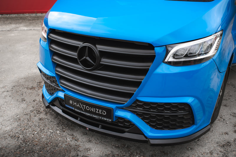 Maxton Design Front Bumper + Splitter Mercedes-Benz Sprinter Mk3