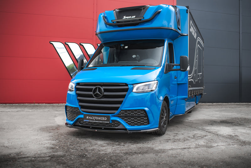 Maxton Design Front Bumper + Splitter Mercedes-Benz Sprinter Mk3