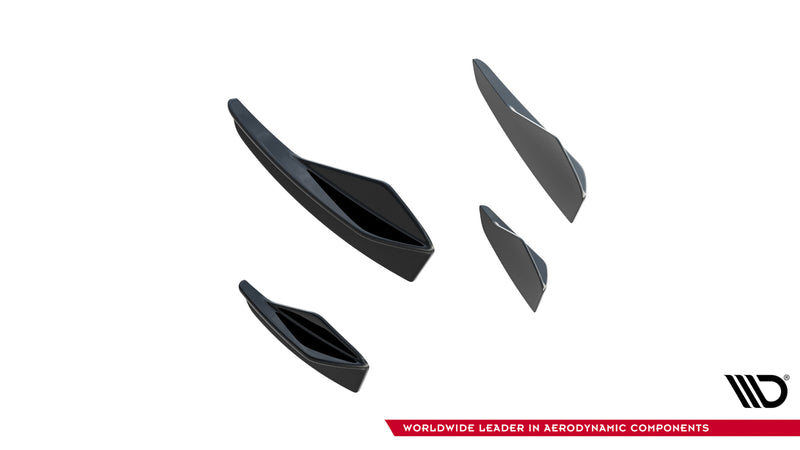 Maxton Design Stoßstangenflügel vorne (Canards) Audi A5 S-Line / S5 Sedan / Avant B10