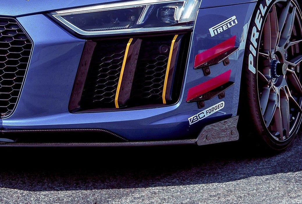 Maxton Design Ailes de pare-chocs avant (Canards) Audi R8 Mk.2