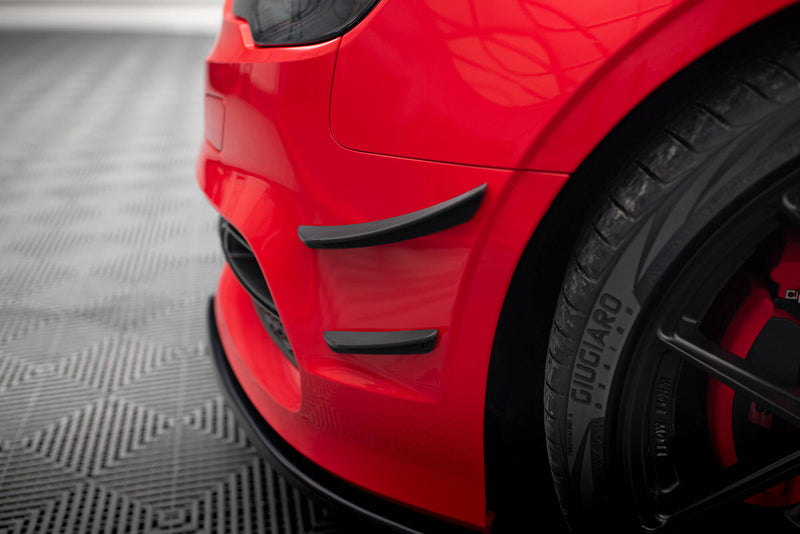 Maxton Design Stoßstangenflügel vorne (Canards) Audi S3 / A3 S-Line 8V Sedan / Cabrio