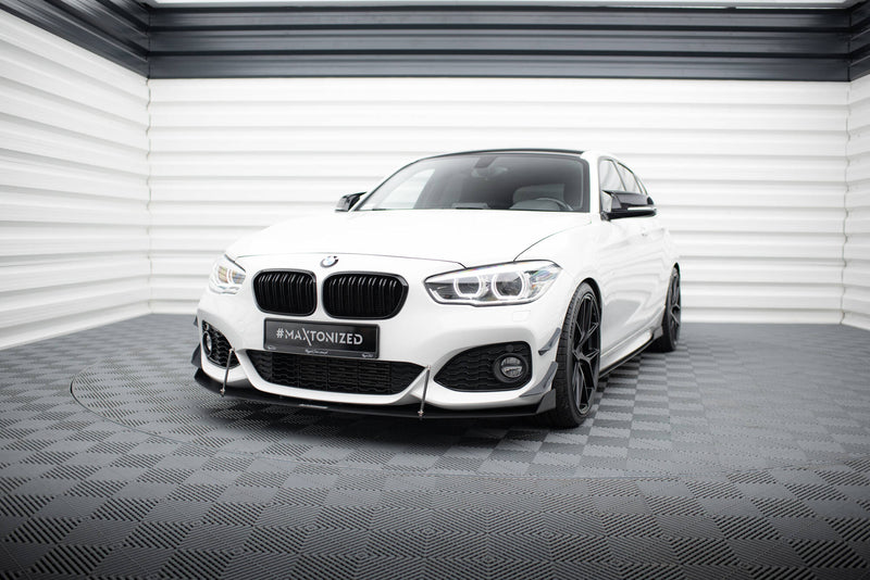 Maxton Design front bumper wings (canards) BMW 1 M-Pack / M140i F20 Facelift