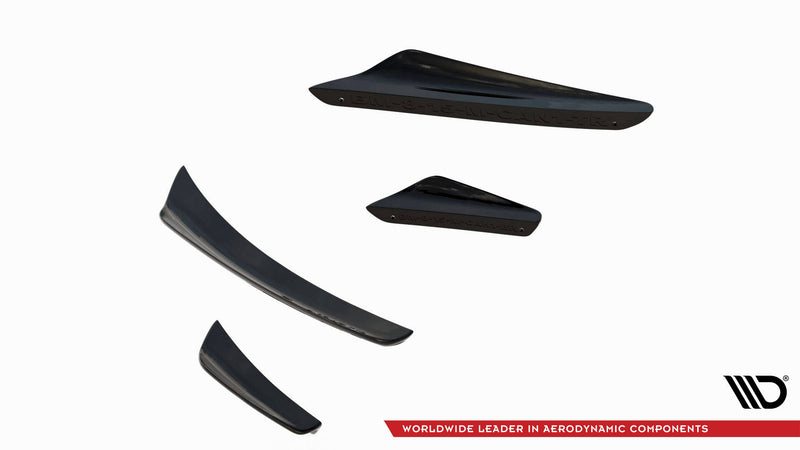 Maxton Design Stoßstangenflügel vorne (Canards) BMW M8  Gran Coupe F93 / Coupe F92