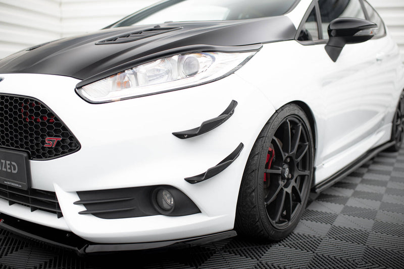 Maxton Design Stoßstangenflügel vorne (Canards) Ford Fiesta 7 ST Facelift