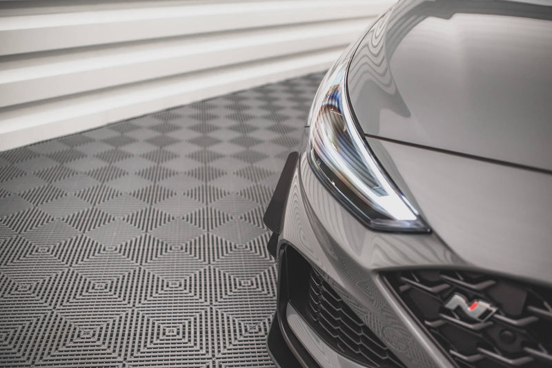 Maxton Design front bumper wings (canards) Hyundai I30 N / I30 N-Line Hatchback/Fastback Mk3 Facelift