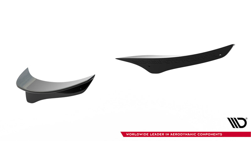 Maxton Design Stoßstangenflügel vorne (Canards) Mercedes-AMG GT C C190 Facelift