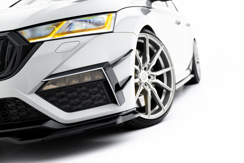 Maxton Design Front Bumper Wings (Canards) Skoda Octavia RS Mk4