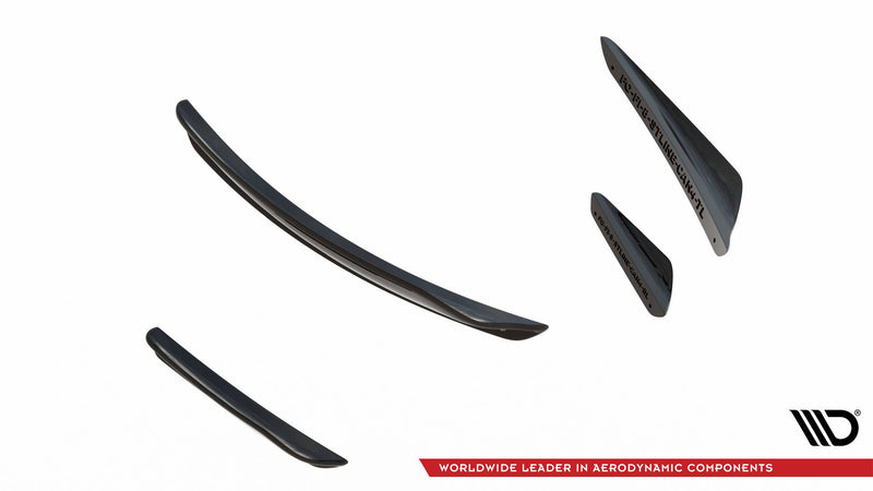 Maxton Design Stoßstangenflügel vorne (Canards) V.3 Ford Fiesta Mk8 ST / ST-Line