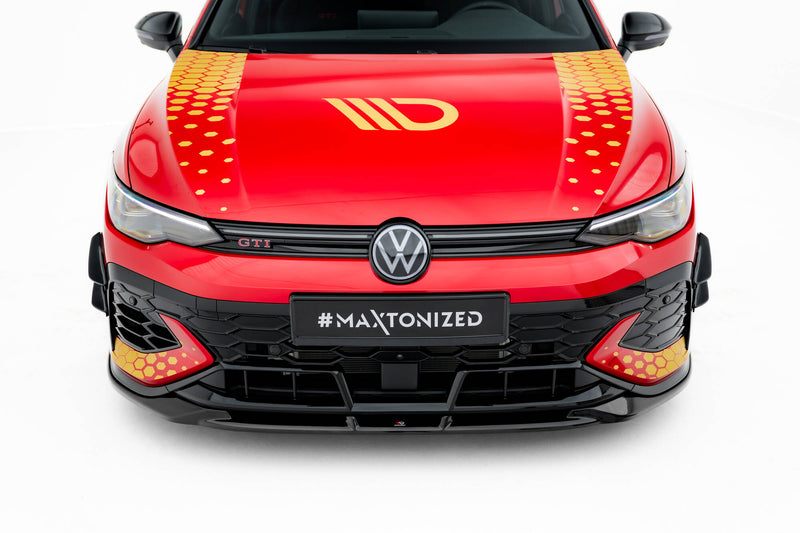 Maxton Design Front Bumper Wings (Canards) Volkswagen Golf GTI Clubsport Mk8 Facelift