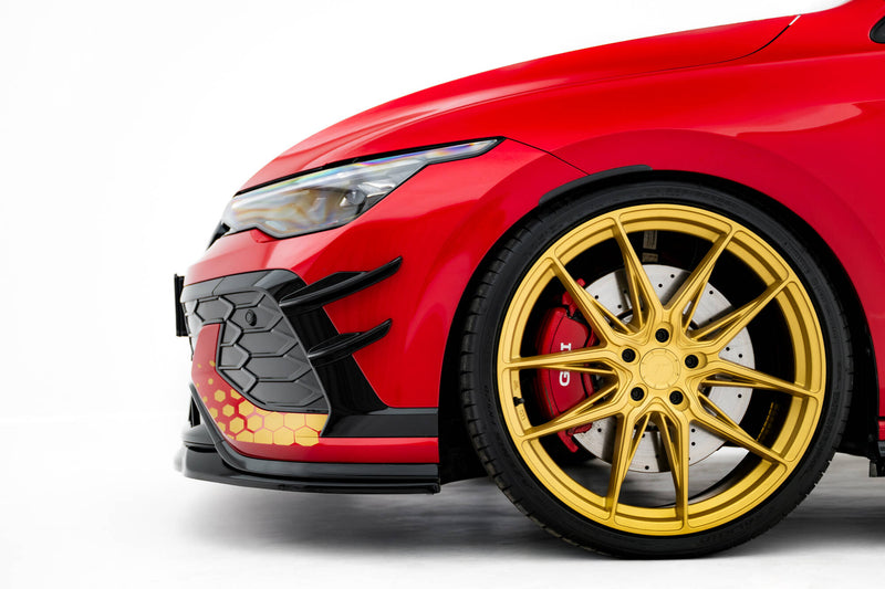 Maxton Design Front Bumper Wings (Canards) Volkswagen Golf GTI Clubsport Mk8 Facelift