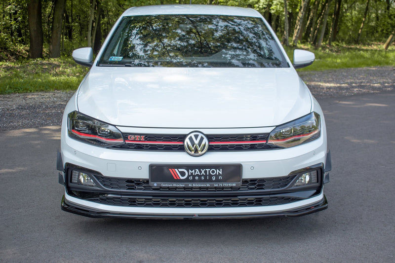 Maxton Design Stoßstangenflügel vorne (Canards) Volkswagen Polo GTI Mk6