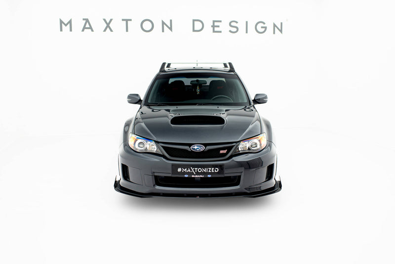 Maxton Design Front Flaps Flaps Subaru Impreza WRX STI Mk3 Facelift