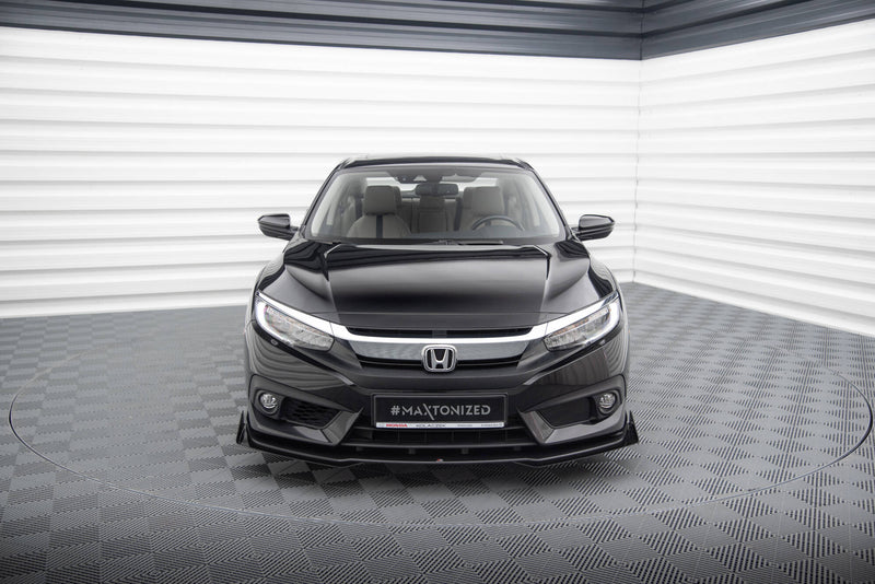 Maxton Design Front Flaps Honda Civic Sedan Mk10