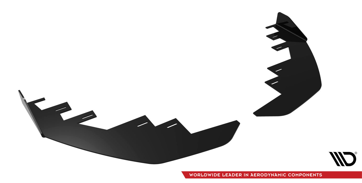 Maxton Design Front Flaps Mercedes-AMG C43 Coupe / Cabrio C205  Facelift / A205 Facelift