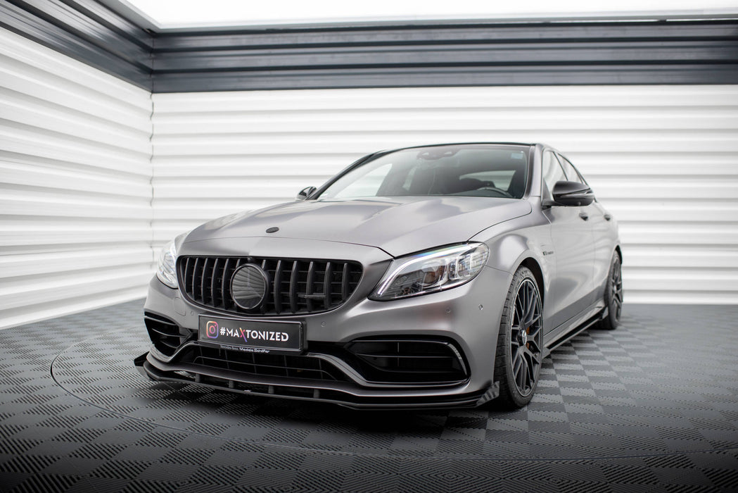 Maxton Design Front Flaps Mercedes-AMG C63 Sedan / Estate W205 Facelift