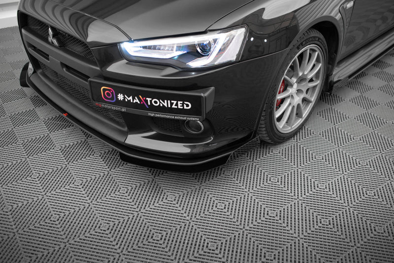 Maxton Design Front Flaps Mitsubishi Lancer EVO X